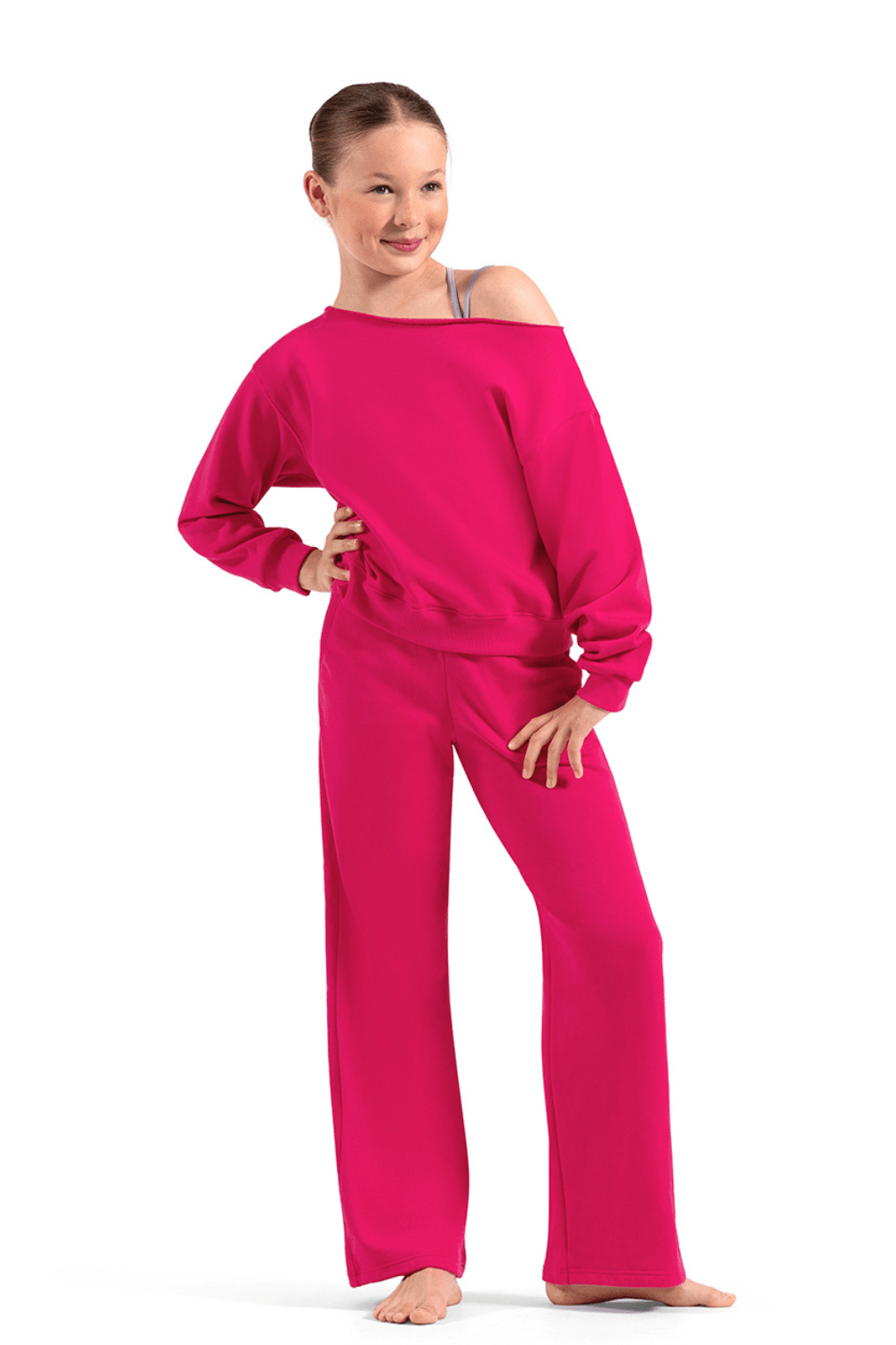MIRELLA M80008C GIRLS WIDE LEG SWEATPANT - The Dance Shoppe