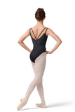 MIRELLA M70001LM WOMEN STRIPE BODICE CAMISOLE LEOTARD