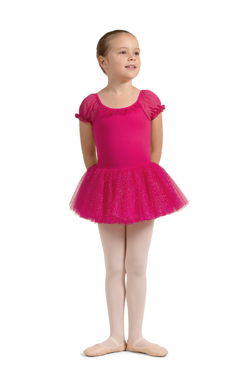 MIRELLA M1559C GIRLS CAP SLEEVE TUTU DRESS