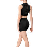 BLOCH R8444 WOMEN HARRIETA V FRONT DANCE SHORT