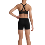 BLOCH CR90004 GIRLS LOGO ELASTIC SHORT