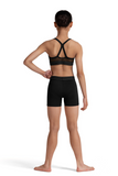 BLOCH CR90004 GIRLS LOGO ELASTIC SHORT