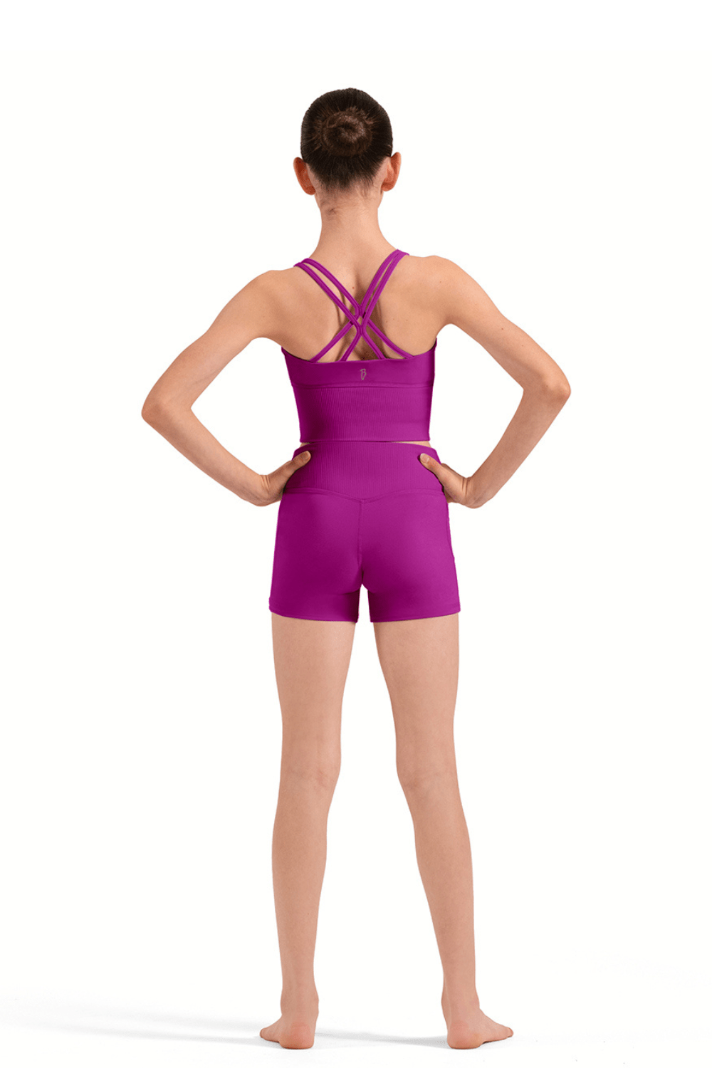 BLOCH CZ30036 GIRLS LONG CROP TOP - The Dance Shoppe