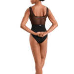 MIRELLA M50005LM WOMEN BACK MESH TANK LEOTARD - The Dance Shoppe