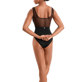 MIRELLA M50005LM WOMEN BACK MESH TANK LEOTARD - The Dance Shoppe