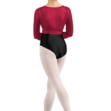 MIRELLA M7063L WOMEN MESH WRAP TOP