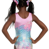 CAPEZIO 12302C GIRLS UNICORN DISCO GLIMMER TANK LEOTARD