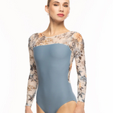 ELEVE DANCEWEAR GIRLS TRI LONG SLEEVE LEOTARD