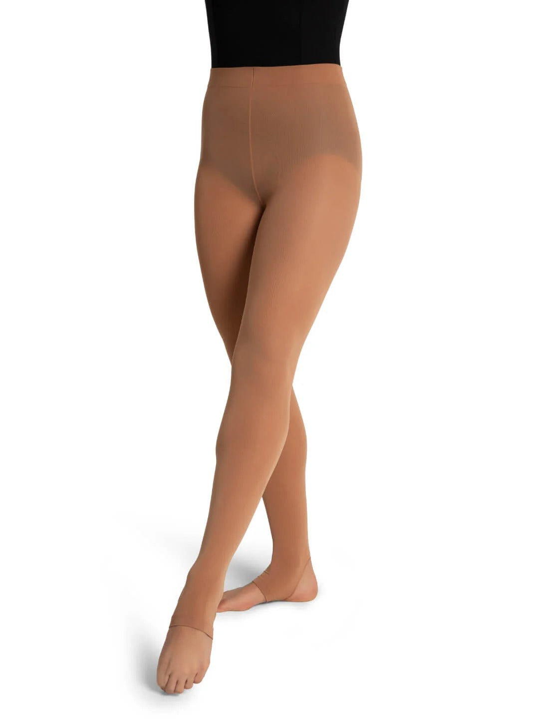 CAPEZIO 1961 SELF KNIT WAIST STIRRUP TIGHTS