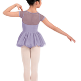 MIRELLA M20012C GIRLS CAP SLEEVE TUTU LEOTARD