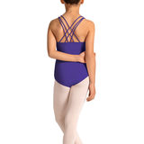 MIRELLA M50008C GIRLS STRAP BACK CAMISOLE LEOTARD