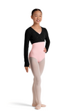 BLOCH CZ30009 GIRLS FIX WRAP KNIT CROP TOP