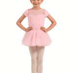 BLOCH CL20012 GIRLS CAP SLEEVE TUTU LEOTARD - The Dance Shoppe