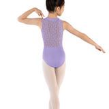 MIRELLA M489C GIRLS ZIP FRONT TANK LEOTARD
