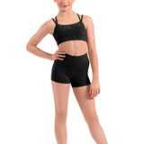 MIRELLA M30021C GIRLS BACK CROP TOP - The Dance Shoppe