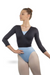 BALLET ROSA JOSEE WOMEN MICROFIBER WRAP 3/4 SLEEVE WARM-UP TOP