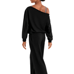 MIRELLA M30019L WOMEN OFF SHLDER SWEATER - The Dance Shoppe