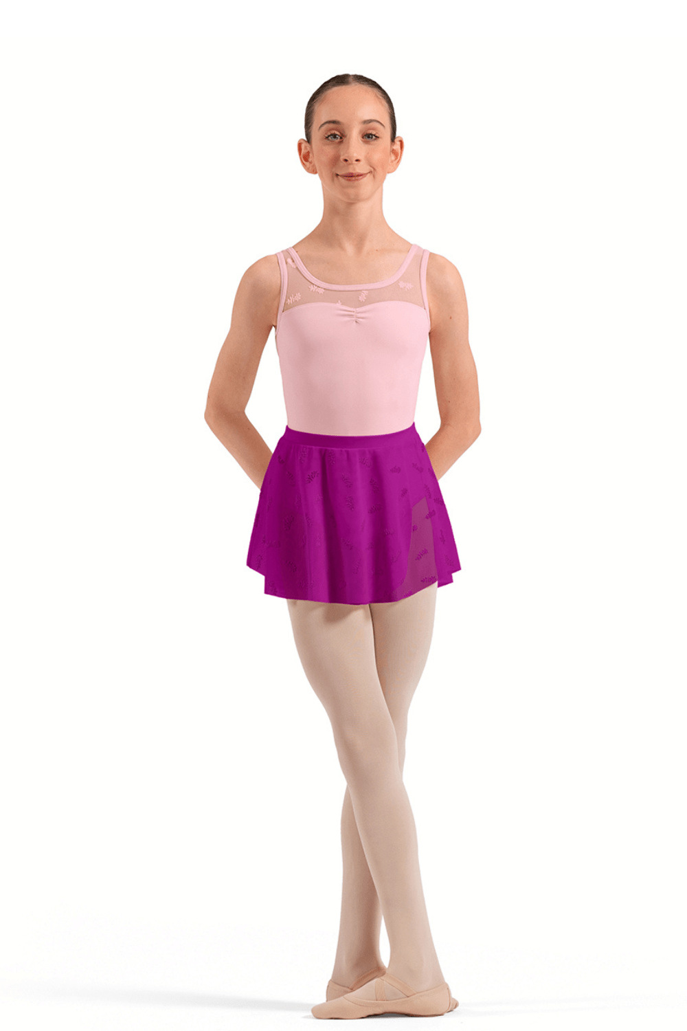 BLOCH CR10009 GIRLS PULL ON WRAP SKIRT - The Dance Shoppe