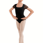 BLOCH CL20013 GIRLS FLORAL CAP SLEEVE LEOTARD - The Dance Shoppe