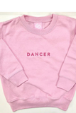 COVET DANCE DNCR-EMB-Y GIRLS DANCER EMBROIDERED SWEATSHIRT