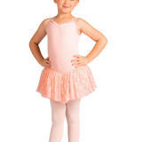 GIRLS CAMISOLE SKIRTED MOIRINE DRESS-DANSHUZ