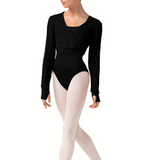 BLOCH Z30012 WOMEN FIX WRAP KNIT WARM UPTOP