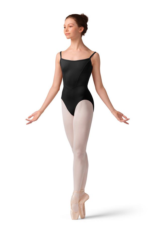 MIRELLA  M70003LM WOMEN MESH BODICE CAMISOLE LEOTARD