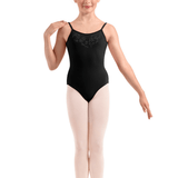 MIRELLA M70009C GIRLS STRAPPY CAMISOLE LEOTARD - The Dance Shoppe
