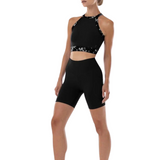 BLOCH R4104 WOMEN MALIA HIGH WAIST SHORTS
