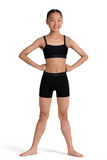 BLOCH CR90004 GIRLS LOGO ELASTIC SHORT