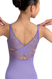 BLOCH CL70004 GIRLS BACK EMBROIDERED CAMISOLE LEOTARD