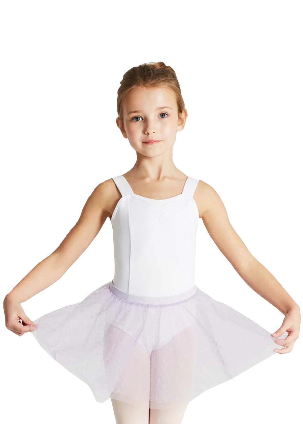 CAPEZIO 11312C GIRLS DOUBLE LAYER PULL ON SKIRT