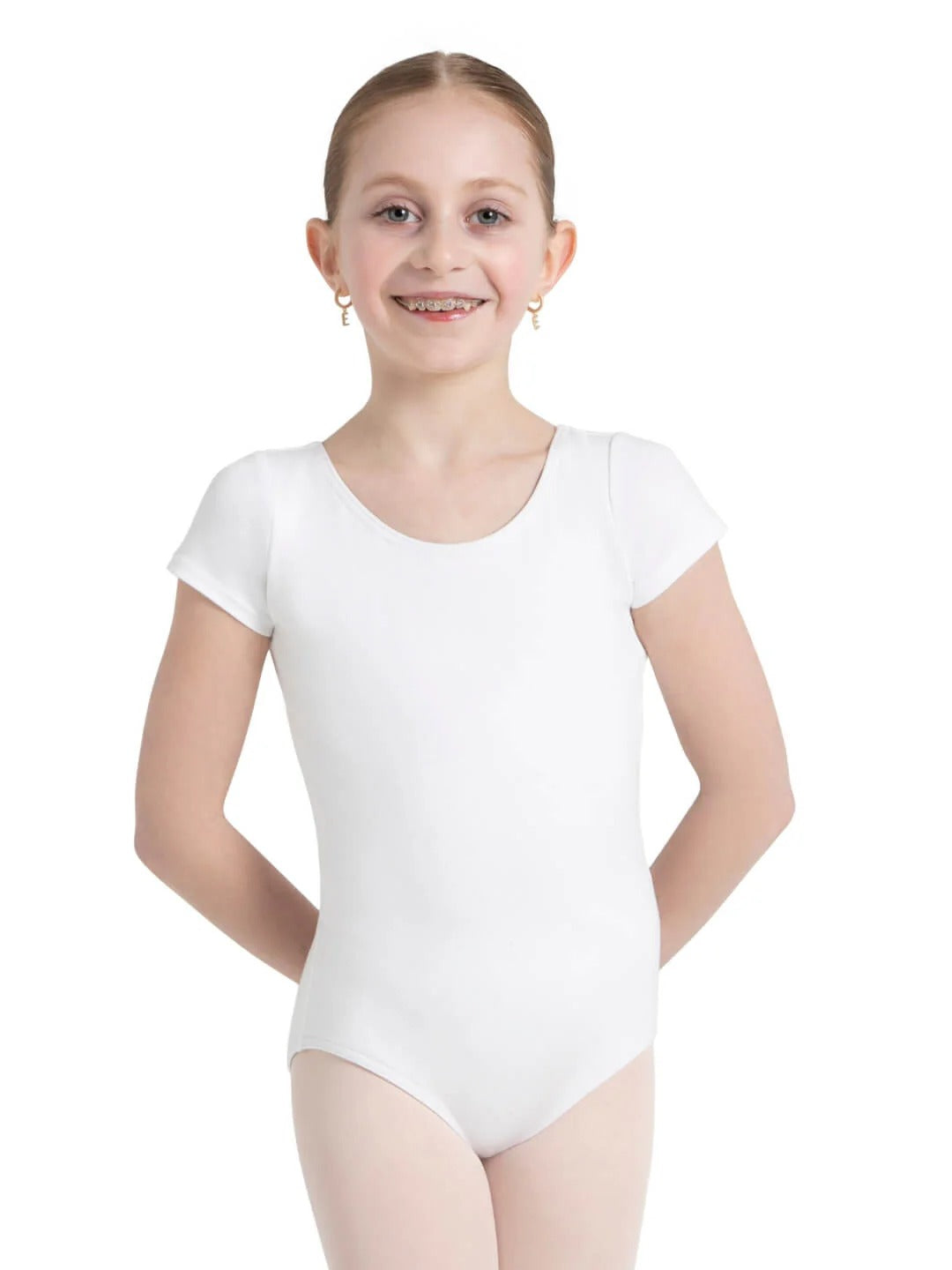 CAPEZIO CC400C GIRLS SHORT SLEEVE LEOTARD