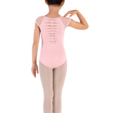 BLOCH CL9282 GIRLS RAFIE MESH BACKTANK  LEOTARD