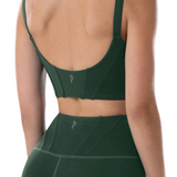 BLOCH Z4113 WOMEN LACEY WIDE STRAP CAMISOLE CROP TOP