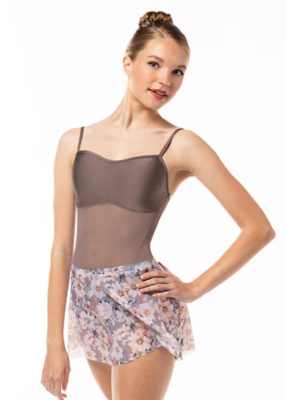 -ELEVE DANCEWEAR-WOMEN FLARE SKIRT MESH