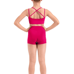 MIRELLA M90009C GIRLS HI WAIST SHORTS - The Dance Shoppe