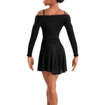 MIRELLA MS10005 WOMEN MESH HI-LO SKIRT - The Dance Shoppe