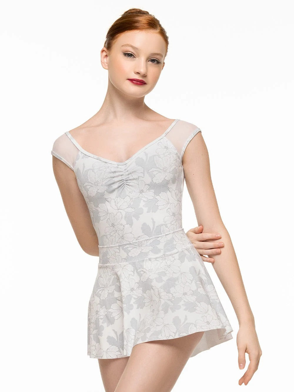 -ELEVE DANCEWEAR-WOMEN FLARE SKIRT MESH