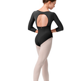 MIRELLA M60001LM WOMEN MESH 3/4 SLEEVE LEOTARD