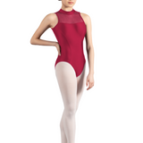 MIRELLA M3118LM WOMEN MOCK NECK TANK LEOTARD