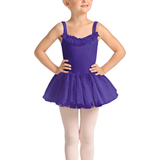 MIRELLA M50007C GIRLS FRILL NECK TUTU LEOTARD
