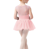 M1557C GIRLS CAP SLEEVE TUTU LEOTARD-MIRELLA