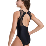 SO DANCA-BY69C GIRLS SIA KEYHOLE MESH BACK TANK LEOTARD