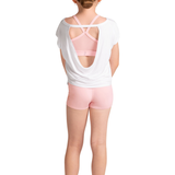 BLOCH CZ30027 GIRLS OPEN BACK T-SHIRT