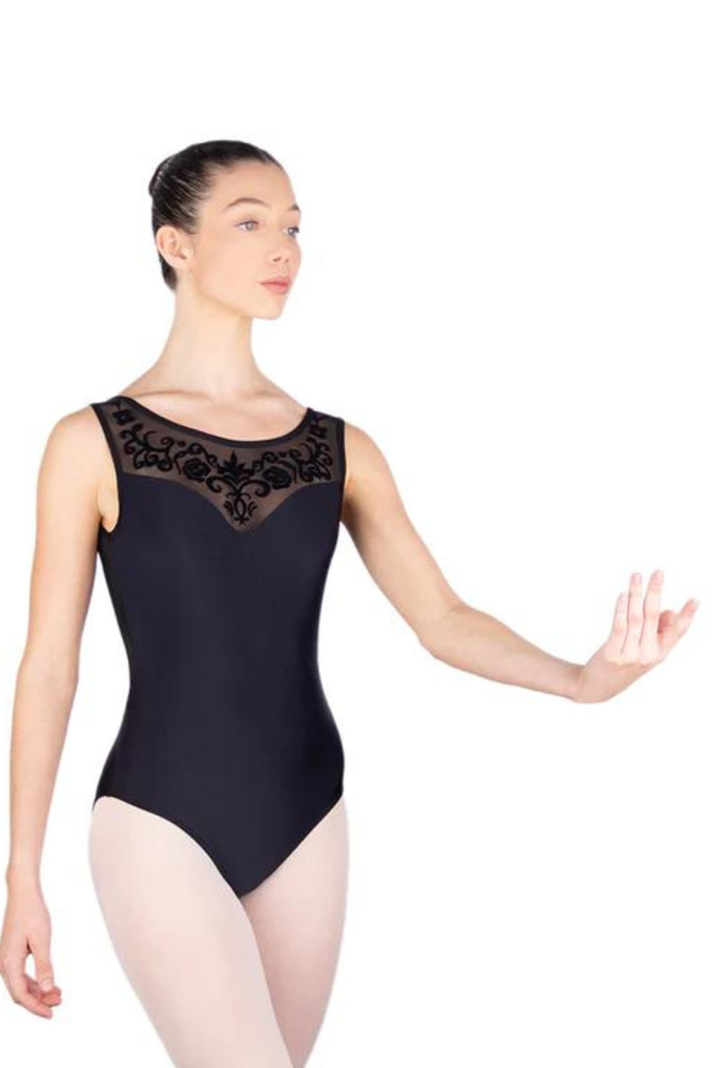 BALLET ROSA CORBEAU WOMEN SWEETHEART FRONT LOW BACK LEOTARD