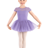 MIRELLA M1564C GIRLS CAP SLEEVE TUTU DRESS