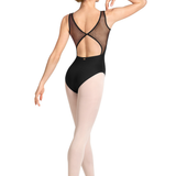 MIRELLA M50005LM WOMEN BACK MESH TANK LEOTARD