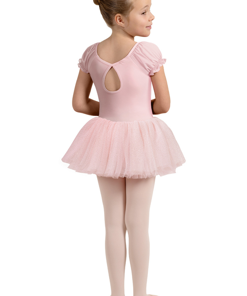 M1559C GIRLS CAP SLEEVE TUTU DRESS-MIRELLA