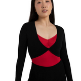 CAPEZIO CK11001W WOMEN HARMONIE CROPPED PINCH SWEATER